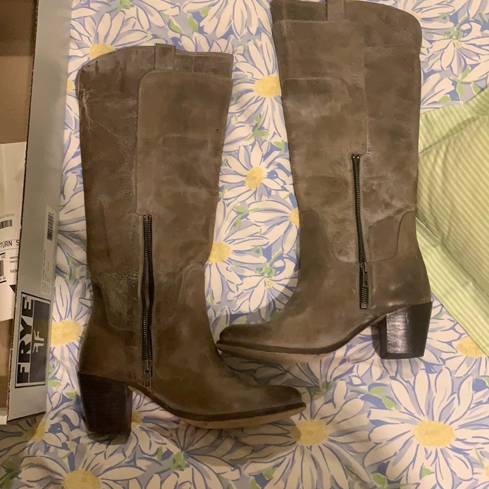 Slate Jackie Tall Riding Frye Boots